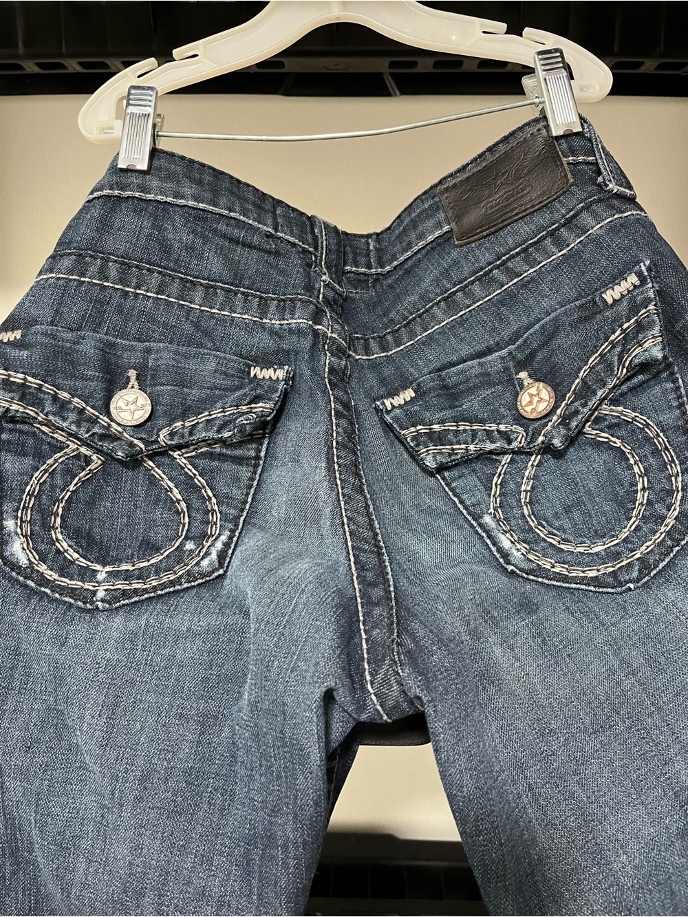 Big Star Indigo Bootcut low waisted Jeans with Embroidered Back Pockets